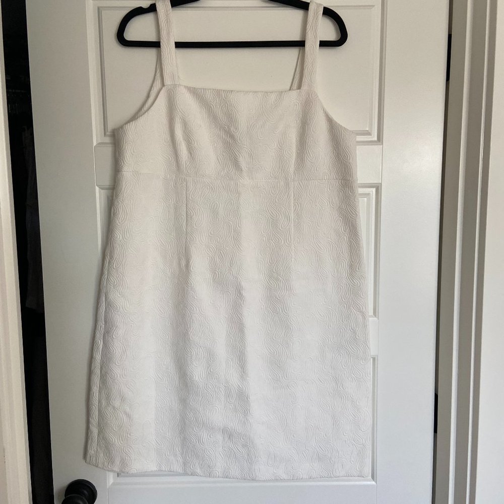 Michael Kors White Textured Dress